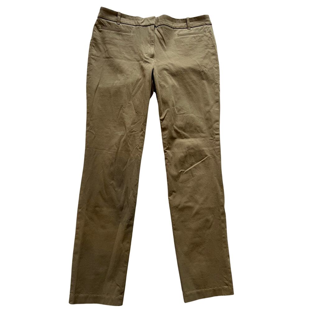 J. Crew Factory Lexie Pants 10R Cotton Stretch Skinny Ankle Chino C9716